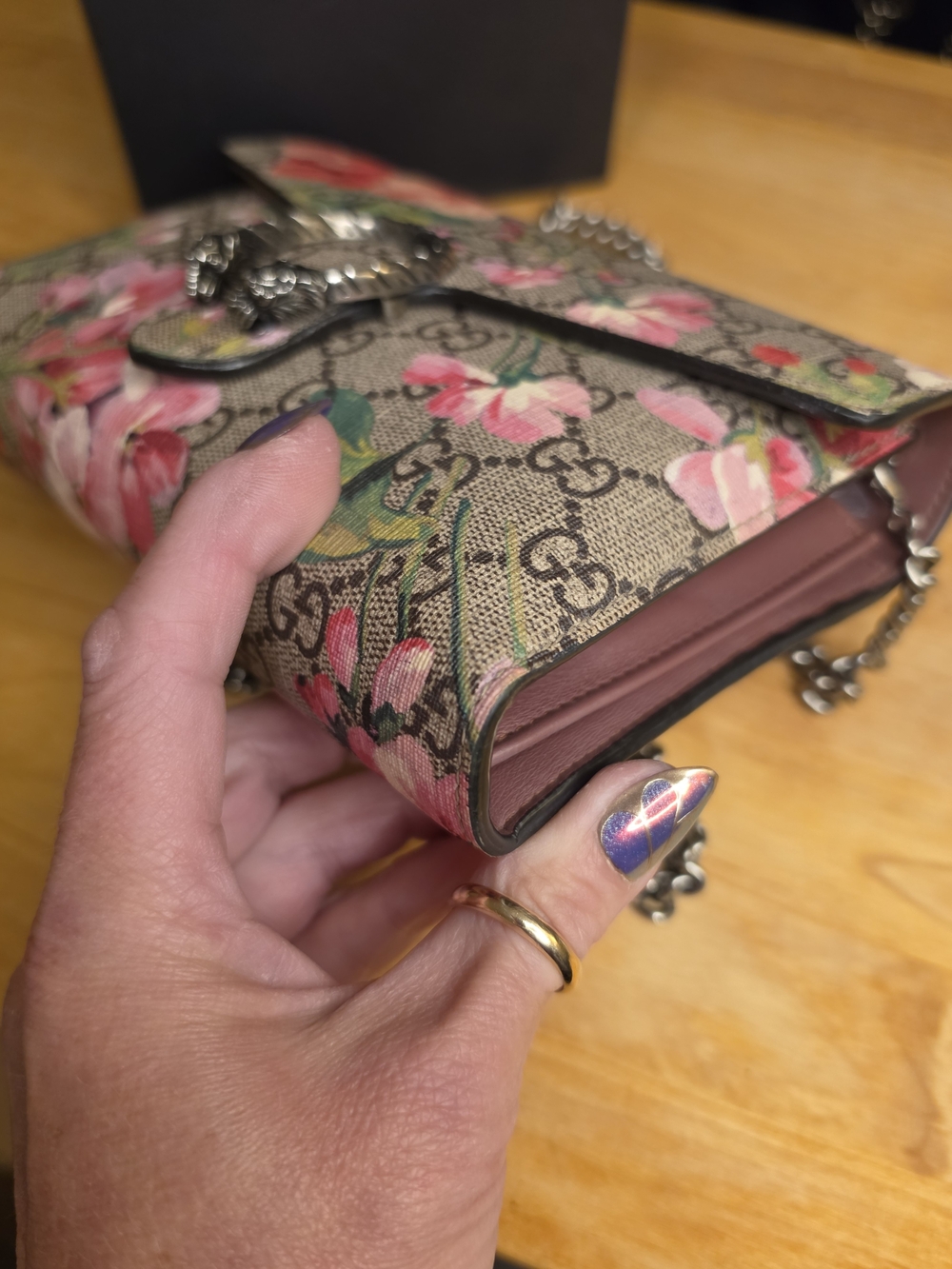 Gucci Dionysus Blooms Supreme 3 Way Chain Purse EUC - Picture 8 of 16